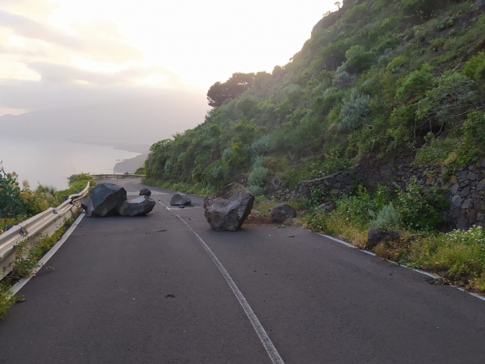 La Frontera solicita al Gobierno de Canarias un estudio geomorfológico de la ladera de la carretera de Sabinosa